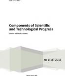 COMPONENTS SCIENTIFIC AND TECHNOLOGICAL PROGRESS