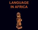 Language in Africa
